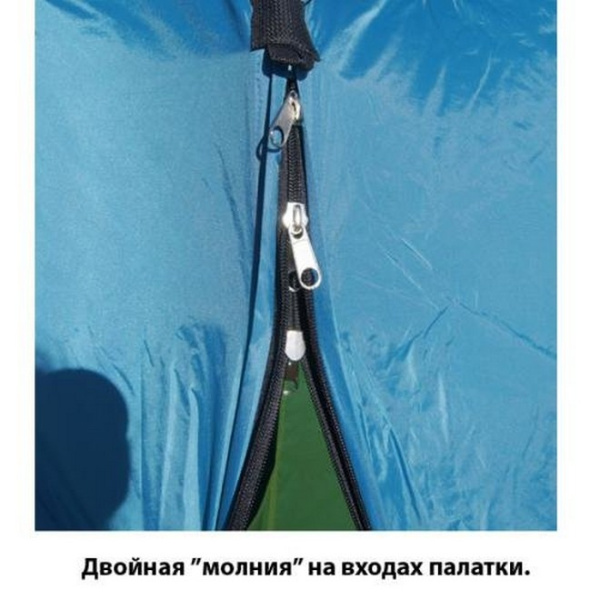 Палатка NORMAL Ладога 2 N PU (Морская Волна, 220*150*125 см)